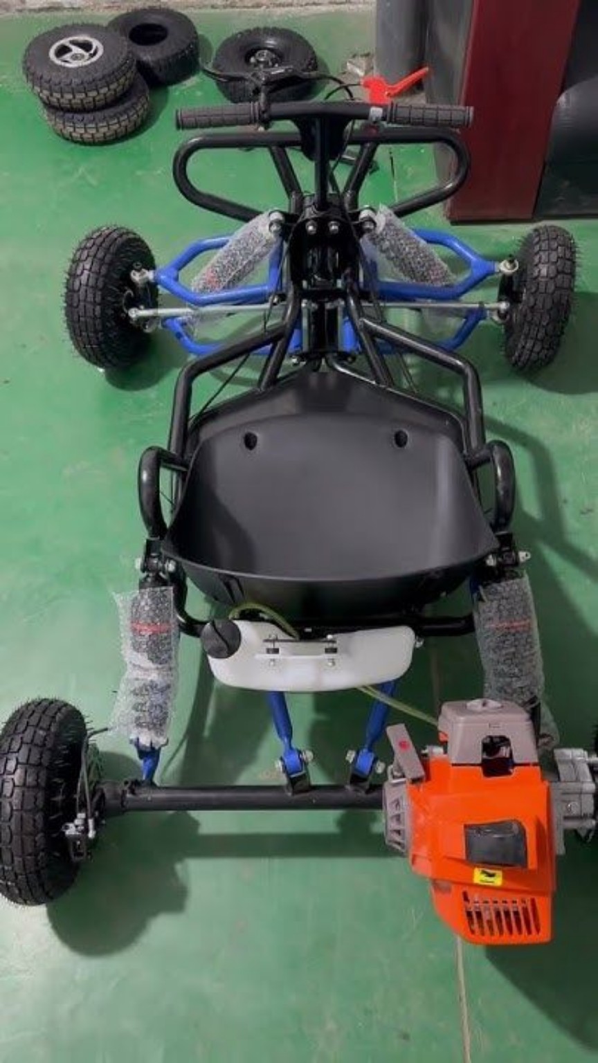 Foto enviada por Rodrigo M. mostrando os karts entregues
